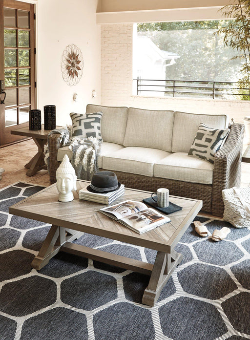 beachcroft-beachcroft-nuvella-sofa-with-coffee-and-end-table