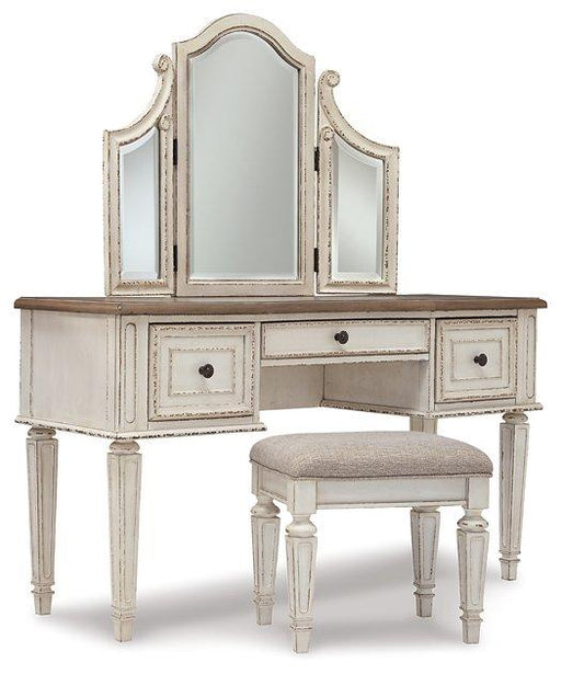 realyn-vanity-and-mirror-with-stool