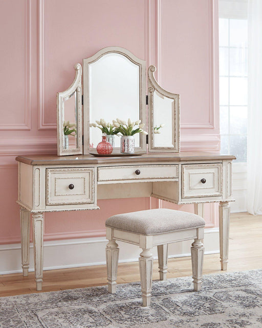 realyn-vanity-and-mirror-with-stool