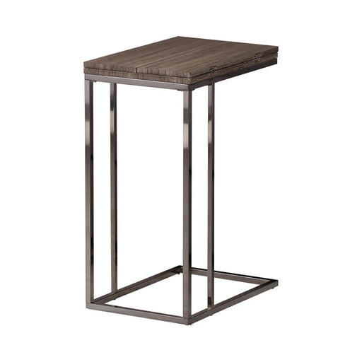 transitional-black-nickel-snack-table