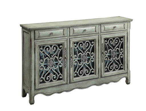 traditional-antique-green-three-door-cabinet