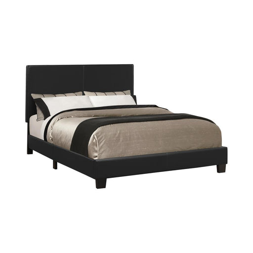 mauve-upholstered-platform-black-twin-bed