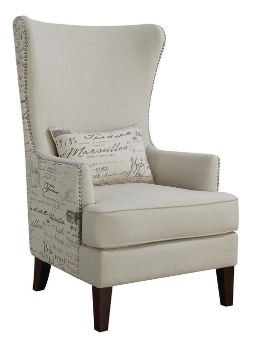 traditional-cream-accent-chair