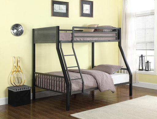 meyers-traditional-grey-twin-over-full-bunk-bed