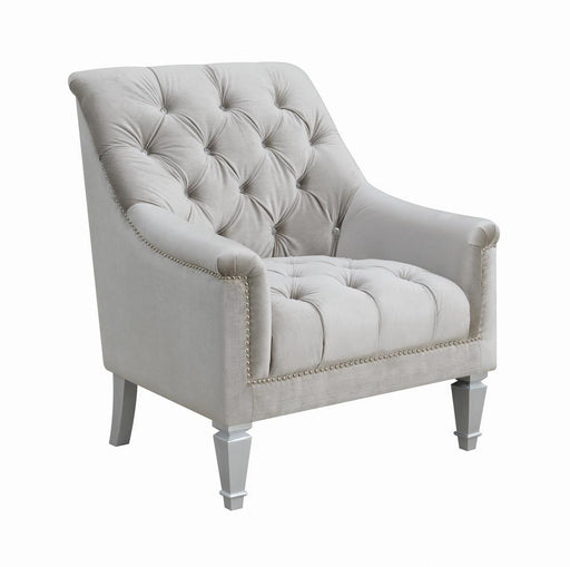 avonlea-traditional-grey-and-chrome-chair