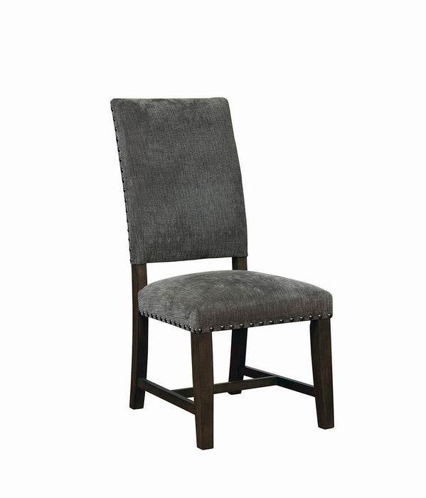 Twain Upholstered Side Chairs Warm Grey (Set of 2)