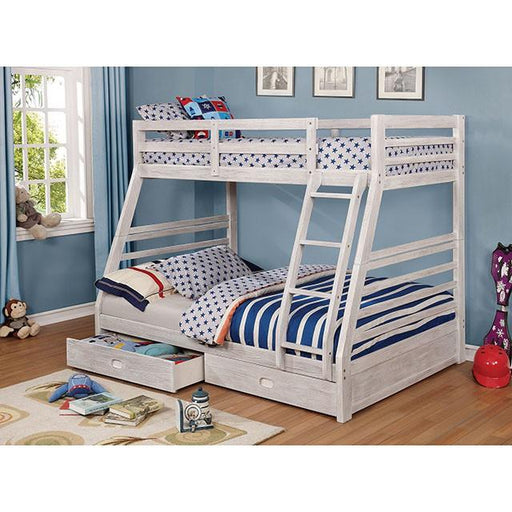 california-iii-wire-brushed-white-twinfull-bunk-bed-w-2-drawers