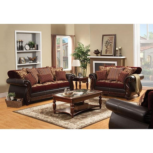 franklin-burgundyespresso-sofa-burgundy