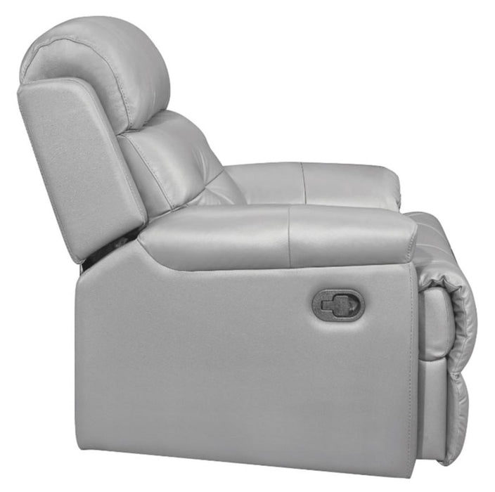 Lambent Double Reclining Chair in Silver Gray