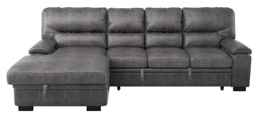 homelegance-furniture-michigan-sectional-with-pull-out-bed-and-left-chaise-in-dark-gray-9407dg-2lc3r