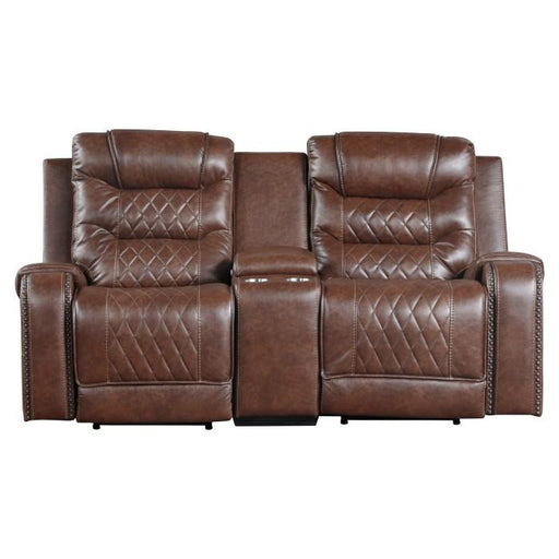 homelegance-furniture-putnam-power-double-reclining-loveseat-in-brown-9405br-2pw