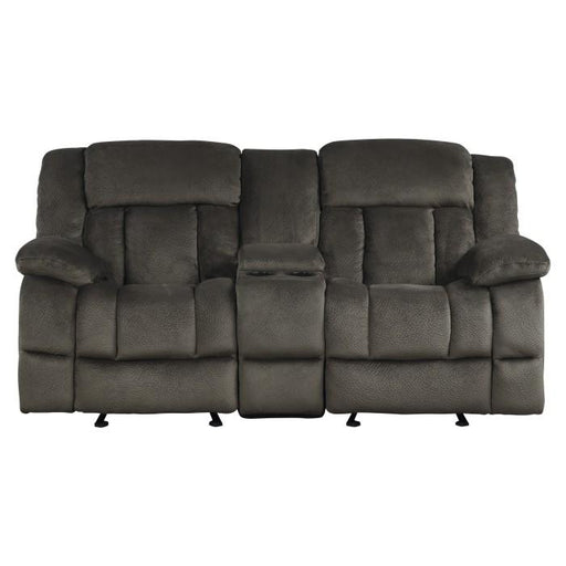 homelegance-furniture-laurelton-double-glider-reclining-loveseat-w-center-console-in-chocolate-9636-2