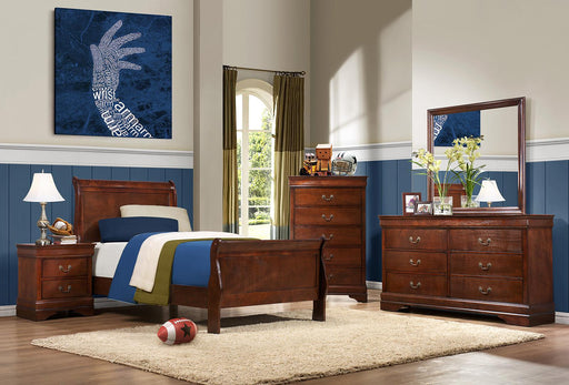 homelegance-mayville-twin-sleigh-in-brown-cherry-2147t-1