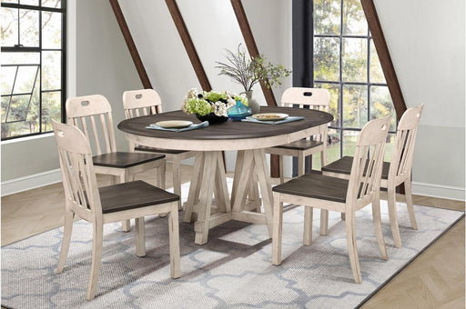 homelegance-clover-round-dining-table-in-white-and-gray-5656-66