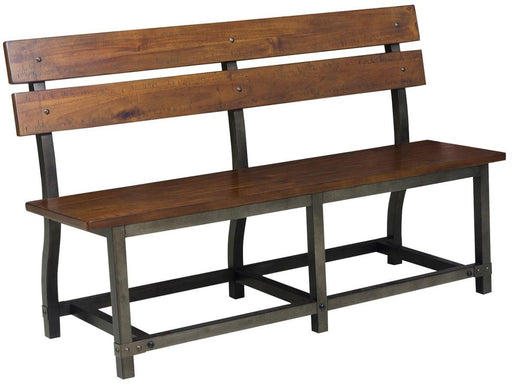 homelegance-holverson-bench-w-back-in-rustic-brown-1715-bh