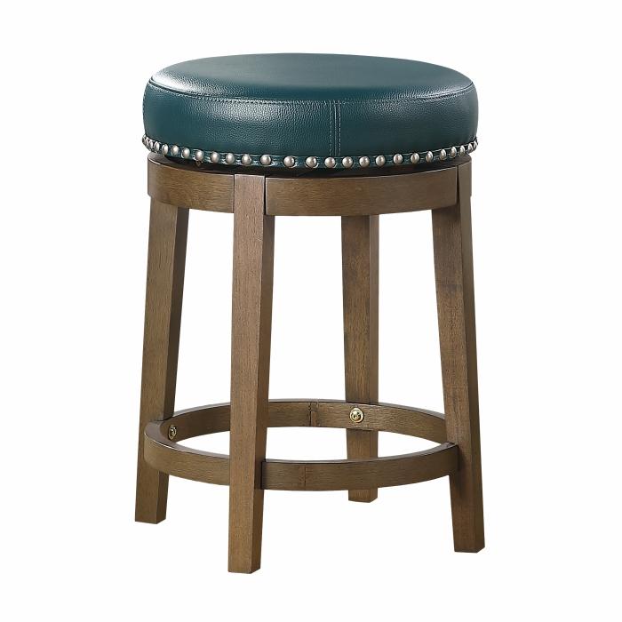 5681GEN-24 - Round Swivel Counter Height Stool, Green image