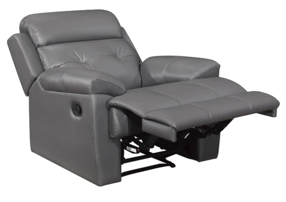 Lambent Double Reclining Chair in Dark Gray