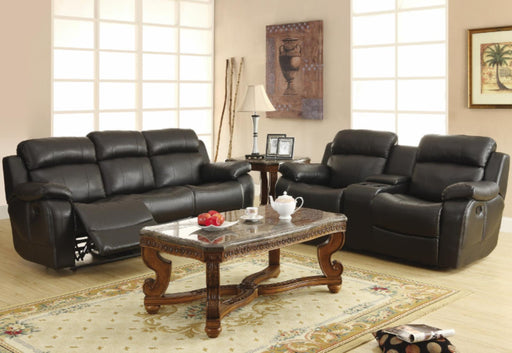 homelegance-furniture-marille-double-glider-reclining-loveseat-w-center-console-in-black-9724blk-2