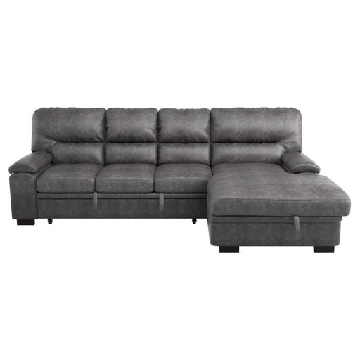 homelegance-furniture-michigan-sectional-with-pull-out-bed-and-right-chaise-in-dark-gray-9407dg-2rc3l