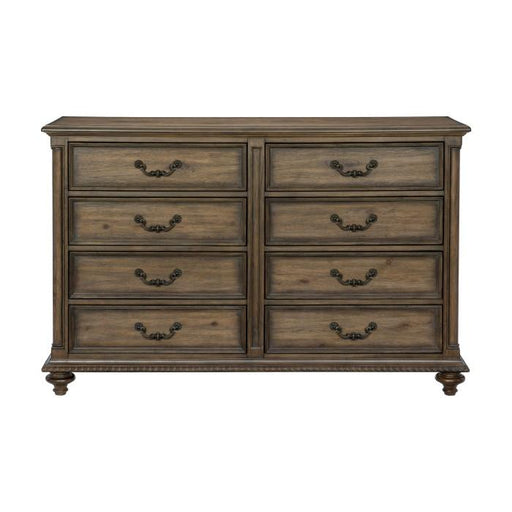 homelegance-furniture-rachelle-8-drawer-dresser-in-weathered-pecan-1693-5