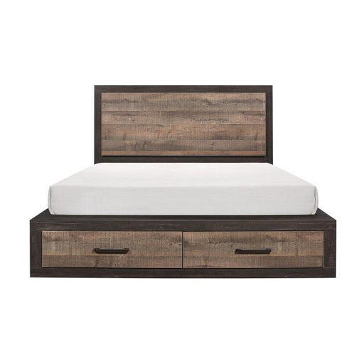 homelegance-miter-king-platform-bed-with-footboard-storage-in-rustin-mahogany-dark-ebony-1762k-1ek