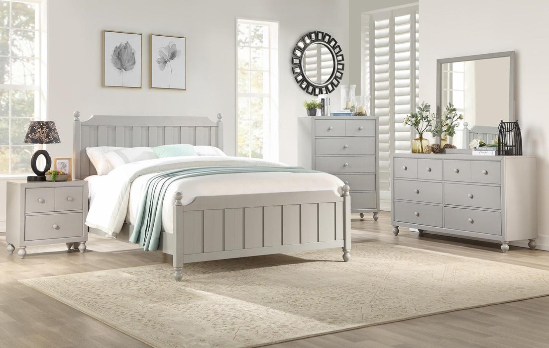 Wellsummer 2 Drawer Nightstand in Gray 1803GY-4