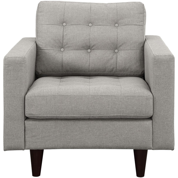 Empress Upholstered Fabric Armchair