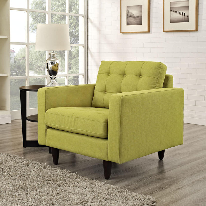 Empress Upholstered Fabric Armchair