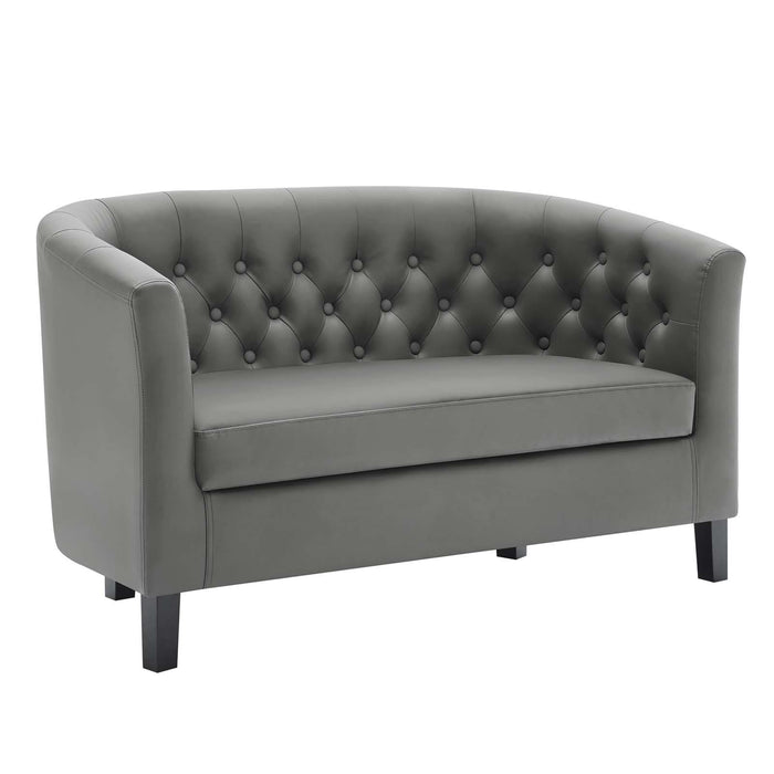 Prospect Upholstered Vinyl Loveseat