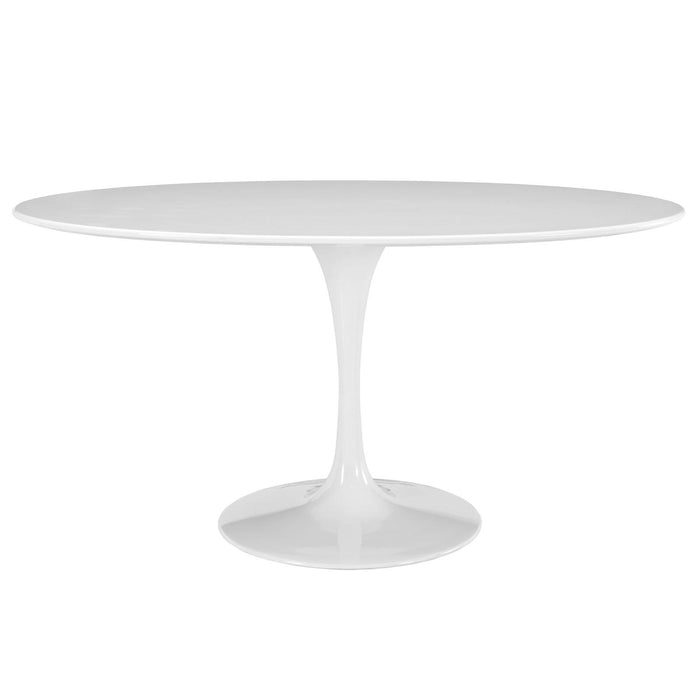 Lippa 60" Oval Wood Top Dining Table image