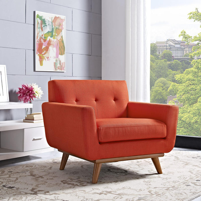 Engage Upholstered Fabric Armchair