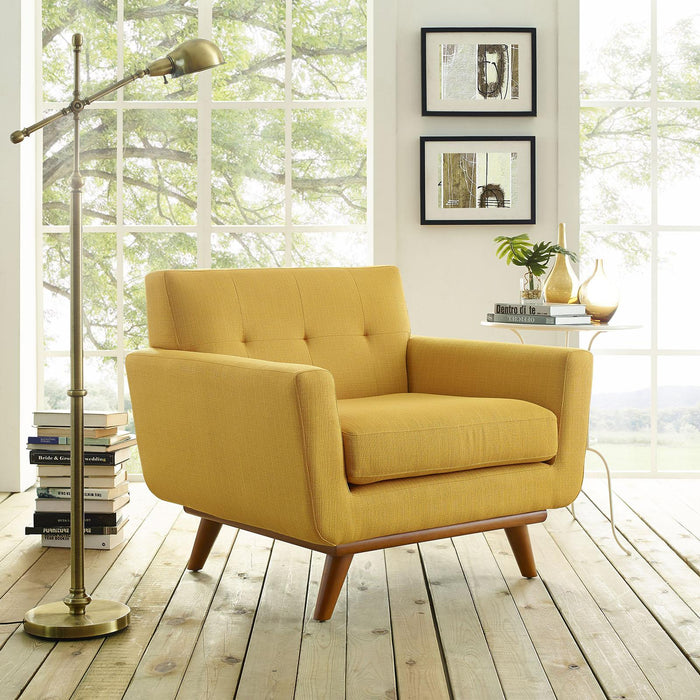 Engage Upholstered Fabric Armchair