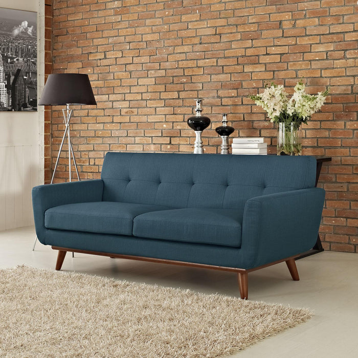 Engage Upholstered Fabric Loveseat