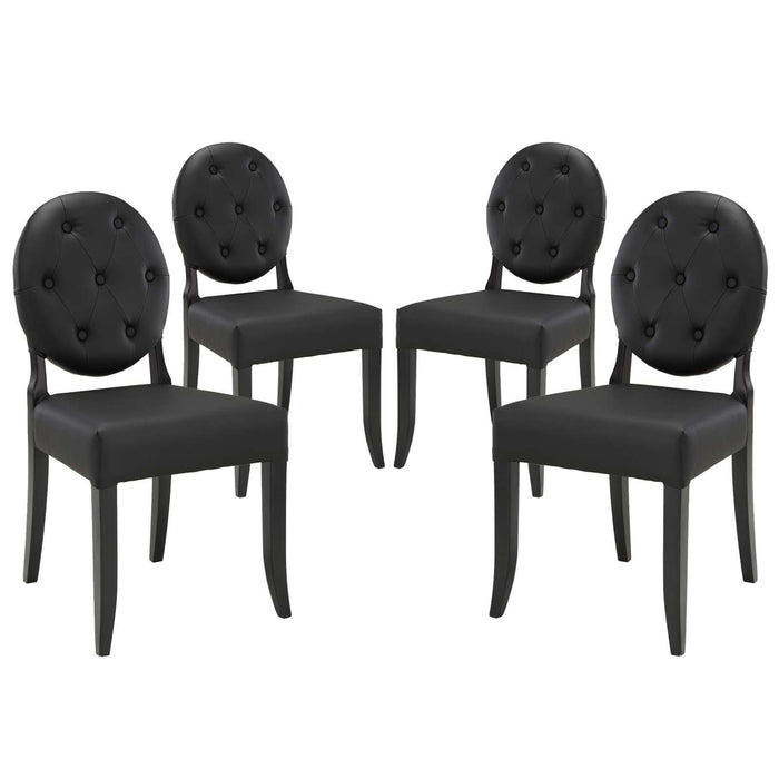 Button Dining Side Chair Set of 4 image