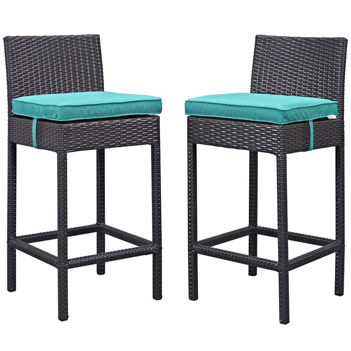 Lift Bar Stool Outdoor Patio Set of 2