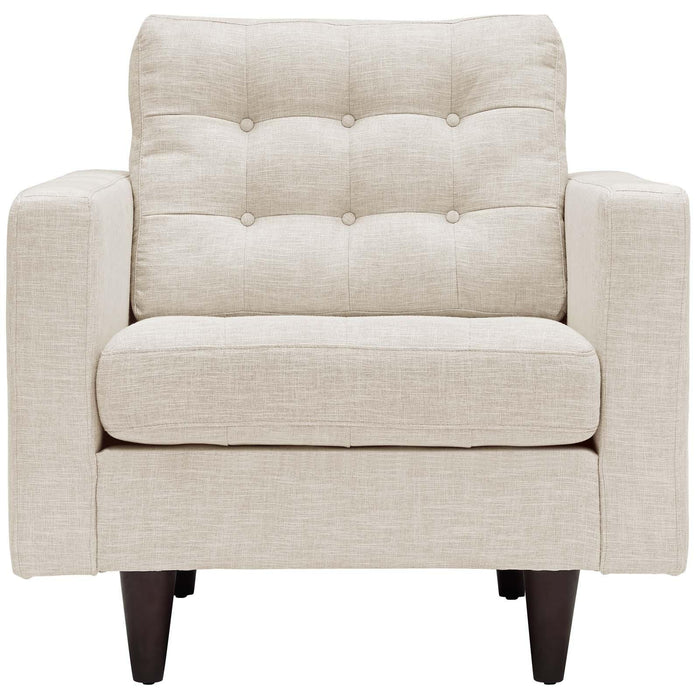 Empress Upholstered Fabric Armchair