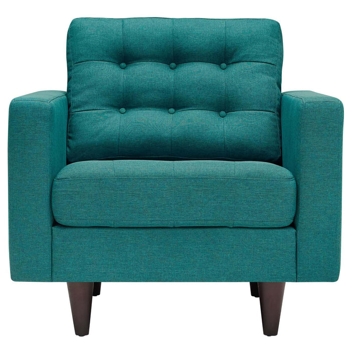 Empress Upholstered Fabric Armchair