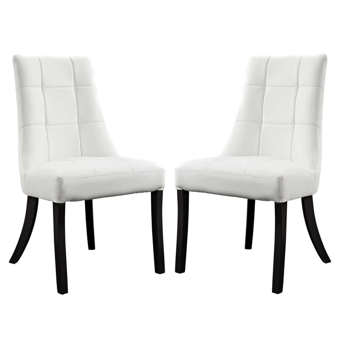 Noblesse Dining Chair Vinyl Set of 2