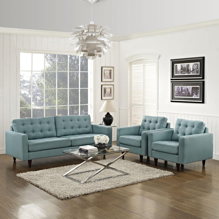 Empress Sofa and Armchairs Set of 3