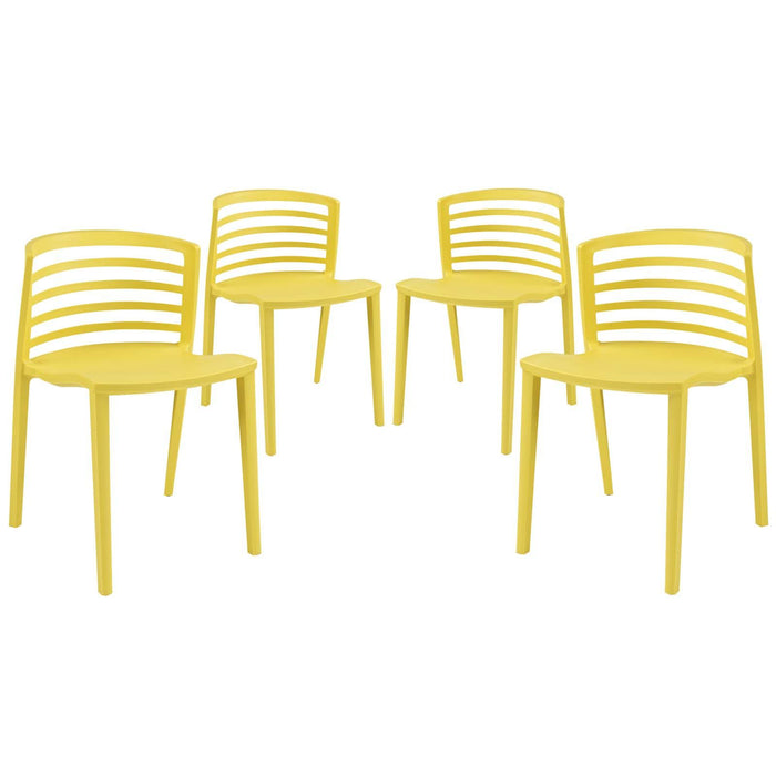 Curvy Dining Chairs Set of 4 image