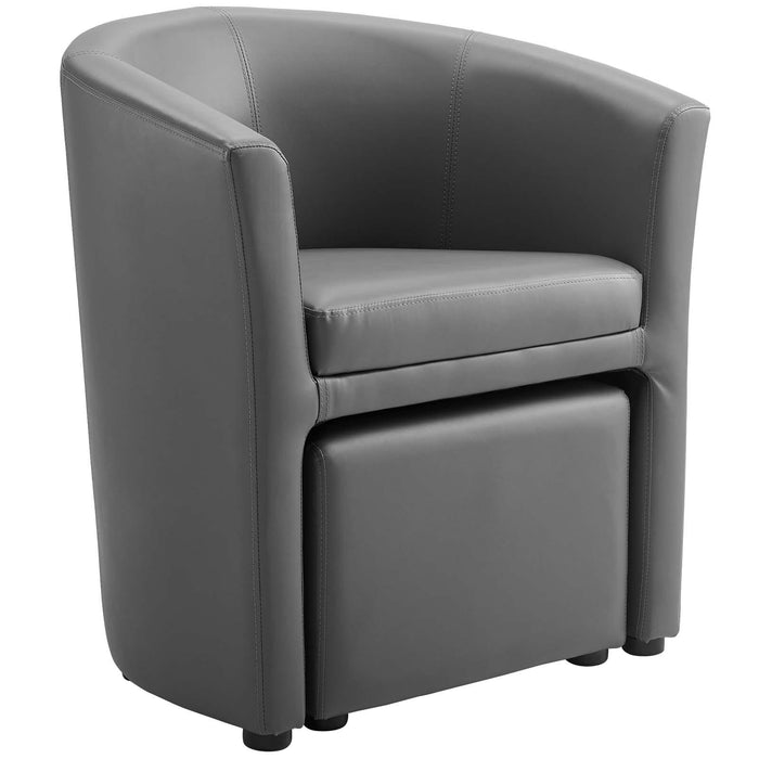 Divulge Armchair and Ottoman