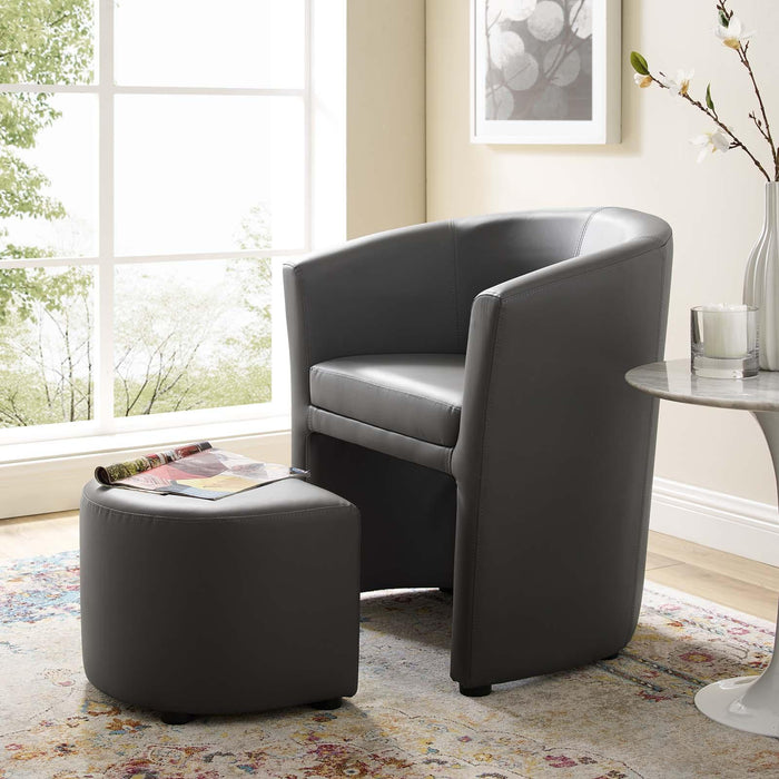 Divulge Armchair and Ottoman