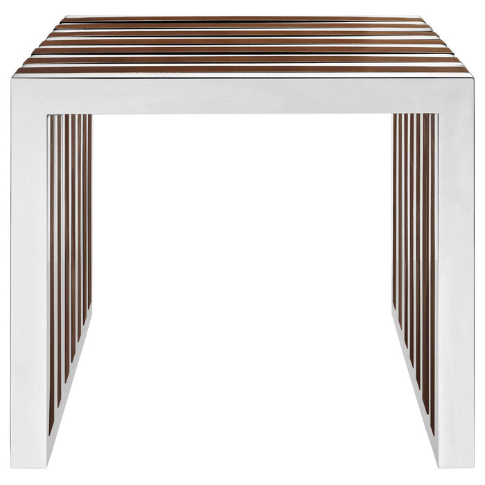 Gridiron Small Wood Inlay Bench