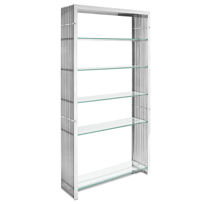 Gridiron Stainless Steel Bookshelf image