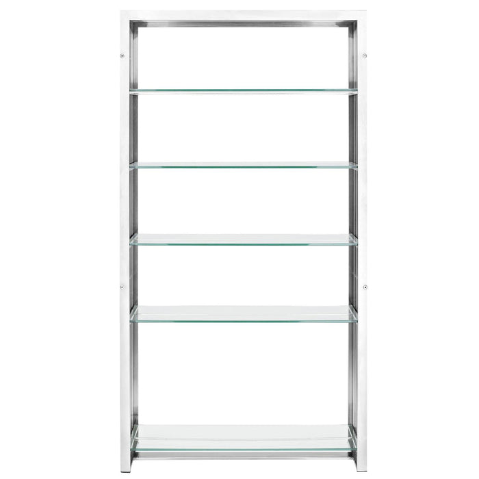 Gridiron Stainless Steel Bookshelf