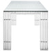 gridiron-stainless-steel-rectangle-dining-table