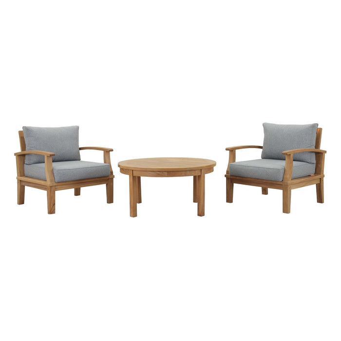 Marina 3 Piece Outdoor Patio Teak Set