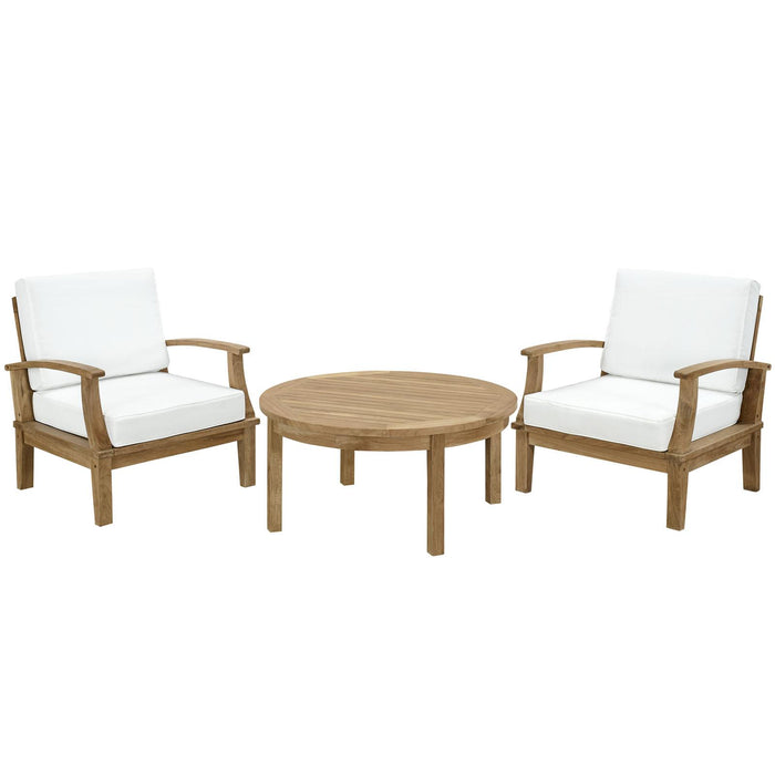 Marina 3 Piece Outdoor Patio Teak Set