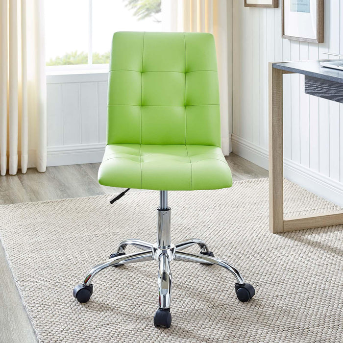 Prim Armless Mid Back Office Chair