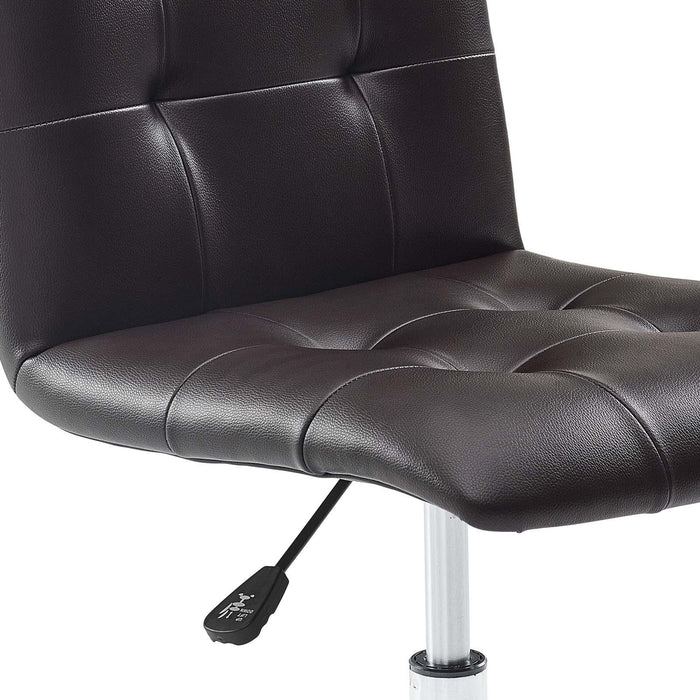 Prim Armless Mid Back Office Chair